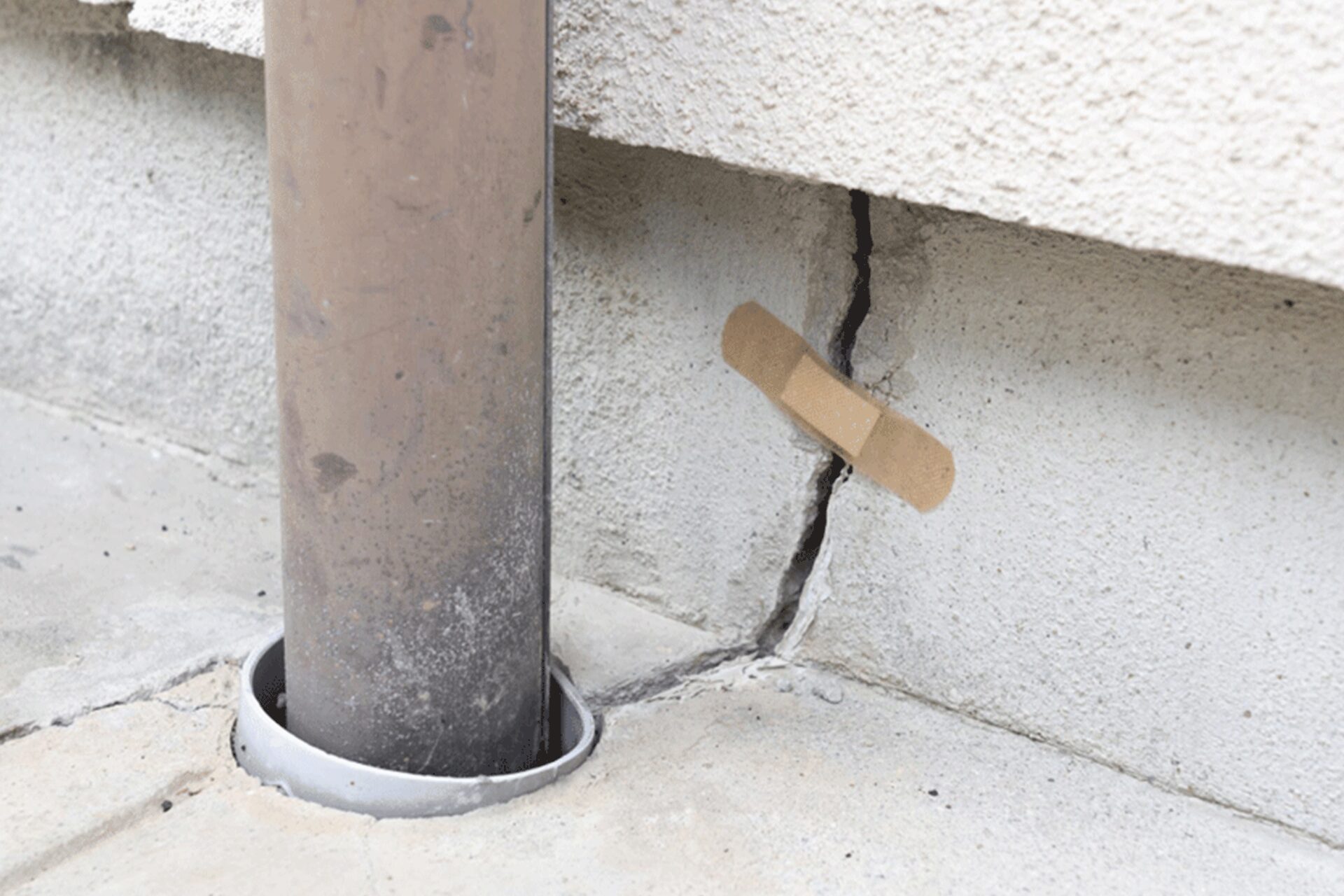 劣化したコンクリートを放置するリスク